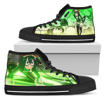 Tsuyu Asui Sneakers My Hero Academia High Top Shoes Fan Gift | Favorety DE