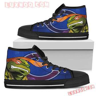 Turtle Chicago Bears Ninja High Top Shoes Sport Sneakers | Favorety CA