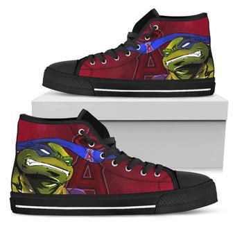 Turtle Los Angeles Angels Ninja High Top Shoes | Favorety