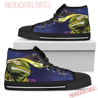 Turtle Los Angeles Chargers Ninja High Top Shoes Sport Sneakers | Favorety AU