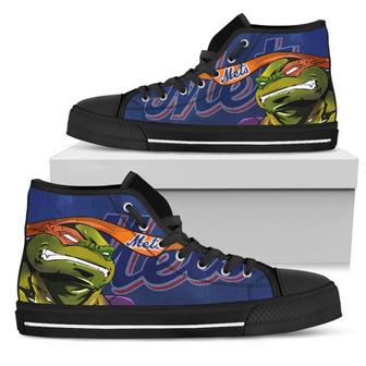 Turtle New York Mets Ninja High Top Shoes | Favorety DE