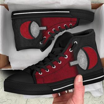 Uchiha Clan Sneakers Naruto High Top Shoes for fan - Monsterry