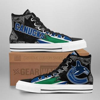 Vancouver Canucks High Top Shoes Custom Canadian Maple Sneakers | Favorety CA