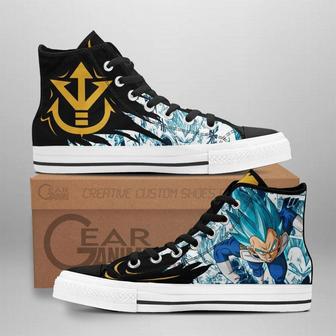 Vegeta Blue High Top Shoes Custom Manga Anime Dragon Ball Sneakers | Favorety DE