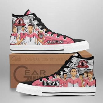 Wakutani South High Top Shoes Custom Manga Anime Haikyuu Sneakers | Favorety CA