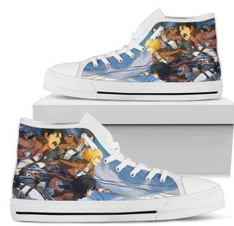 Wing Of Freedom Team Attack On Titan Sneakers Shoes High Top Shoes | Favorety CA