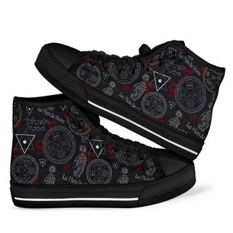Witch Wiccan Pagan Men Women's High Top Shoes - Monsterry CA