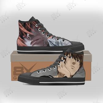 Yagami Raito Sneakers Death Note High Top Shoes Fan Gift | Favorety