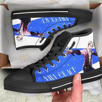 Yuri on Ice Sneakers Victor Nikiforov High Top Shoes Anime Fan | Favorety AU