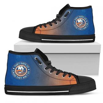 Cool They Hate Us Cause They Us New York Islanders High Top Shoes | Favorety