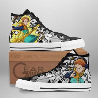 Grizzly’S Sin Of Sloth King High Top Shoes Custom Manga Anime Seven Deadly Sins Sneakers | Favorety AU