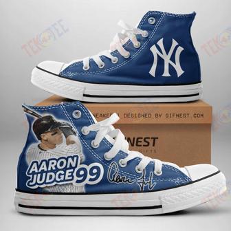 Mens Womens Aaron Judge New York Yankees High Top Shoes Aaron Judge Aaron Judge | Favorety UK