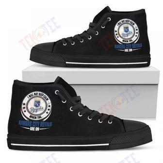 Mens Womens I Will Not Keep Calm Amazing Sporty Kansas City Royals High Top Shoes | Favorety AU