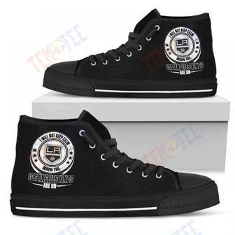 Mens Womens I Will Not Keep Calm Amazing Sporty Los Angeles Kings High Top Shoes | Favorety DE