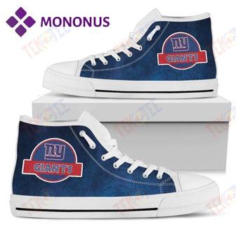 Mens Womens Jurassic Park New York Giants High Top Shoes White For Men And Women Nice And Comfortable | Favorety