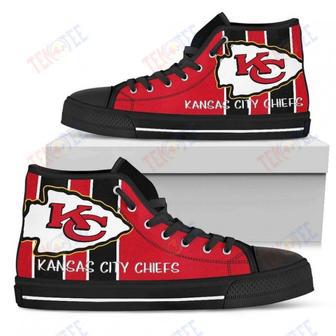 Mens Womens Kansas City Chiefs High Top Shoes Steaky Trending Fashion Sporty Shoes For Men Custom | Favorety