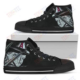 Mens Womens Los Angeles Angels Nightmare Freddy Colorful High Top Shoes Printable | Favorety CA