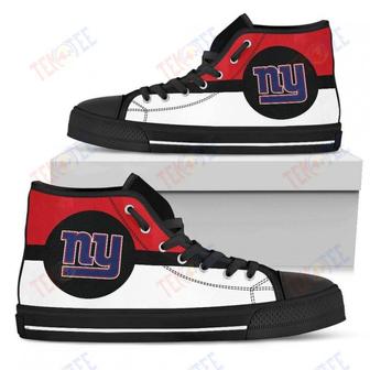 Mens Womens New York Giants High Top Shoes Bright Colours Open Sections Great | Favorety