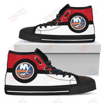 Mens Womens New York Islanders High Top Shoes Bright Colours Open Sections Great | Favorety DE