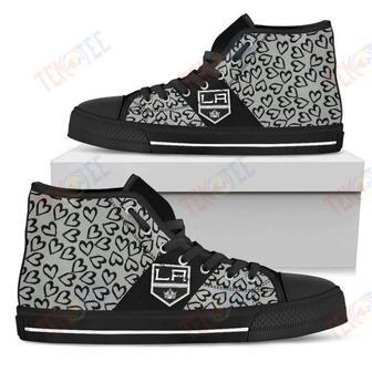 Mens Womens Perfect Cross Color Absolutely Nice Los Angeles Kings High Top Shoes | Favorety AU