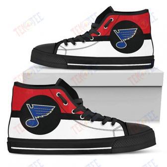 Mens Womens St Louis Blues High Top Shoes Bright Colours Open Sections Great | Favorety CA