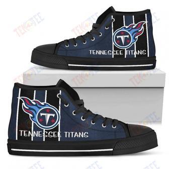 Mens Womens Tennessee Titans High Top Shoes Steaky Trending Fashion Sporty Shoes For Men Custom | Favorety AU