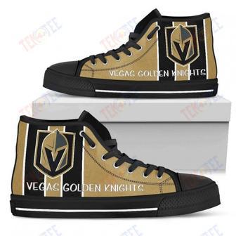 Mens Womens Vegas Golden Knights High Top Shoes Steaky Trending Fashion Sportytop Quality | Favorety UK