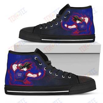 Mens Womens York Giants Son Goku Saiyan Power High Top Shoes Printable | Favorety DE