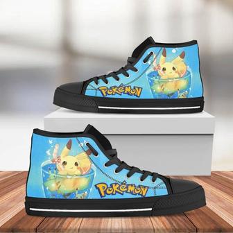 Pokemon Hightop Pocket Monsters Canvas Shoes Canvas Hightop Custom Canvas Shoes Running Shoes | Favorety