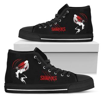 Shanks Red Hair One Piece Sneakers High Top Shoes Fan Gift Idea - Monsterry