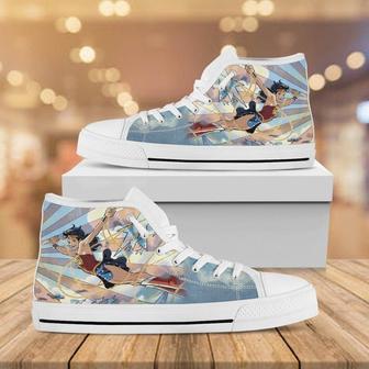 Wonder Women Custom Movie Shoes Superhero Custom Wonder Women Dc Comics Shoes White High Top Shoes | Favorety