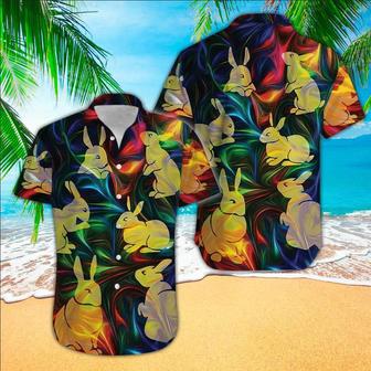 Bunny Easter Hawaiian Shirt - Easter Hawaiian Shirts For Men & Women - Seseable