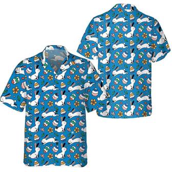 Bunny Egg Easter Hawaiian Shirt - Easter Hawaiian Shirts For Men & Women - Seseable