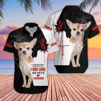 Chihuahua Dog Jesus Hawaiian Shirts For Men And Women - Seseable
