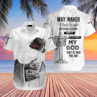 Christian Jesus Way Maker Hawaiian Shirts For Men And Women - Seseable