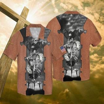 Eagle Lion Jesus Hawaiian Shirt - Christian Hawaiian Shirts For Men & Women - Seseable
