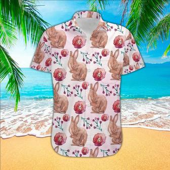 Easter Bunny Hawaii Shirt - Easter Hawaiian Shirts For Men & Women - Seseable