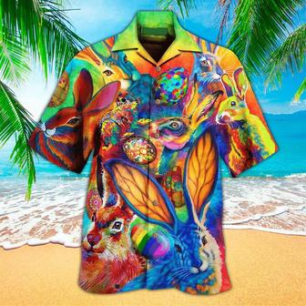 Easter Rabbit Hawaiian Shirt 1 - Easter Hawaiian Shirts For Men & Women - Seseable