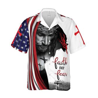 Faith Over Fear Jesus Is My God Jesus Hawaiian Shirts - Seseable
