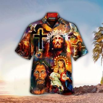 I Cant Do This Life Without Jesus Hawaiian Shirt - Christian Hawaiian Shirts For Men & Women - Seseable