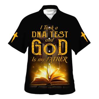 I Took A Dna Test And God Is My Father Bible Cross Hawaiian Shirts For Men And Women - Seseable