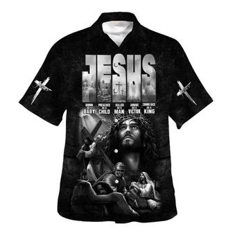 Jesus Born As A Baby Preached As A Child Hawaiian Shirts For Men And Women - Seseable
