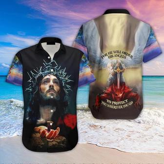 Jesus For He Will Order His Angle Hawaiian Shirts For Men And Women - Seseable
