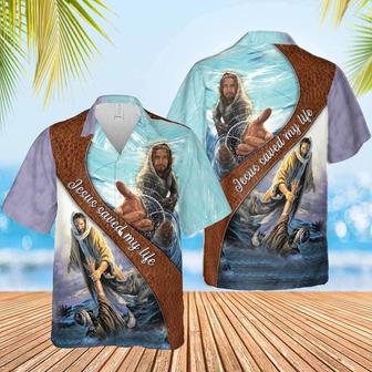 Jesus Heal Jesus Saved My Life Hawaiian Shirt - Christian Hawaiian Shirts For Women Men - Seseable