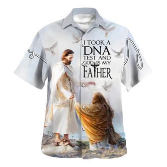 Jesus I Took A Dna Test And God Is My Father Hawaiian Shirt - Seseable