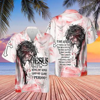 Jesus Is King Hawaiian Shirts - Christian Hawaiian Shirt - Beachwear For Men - Best Hawaiian Shirts - Seseable