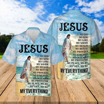 Jesus Is My God My King My Everything Hawaiian Shirts - Seseable