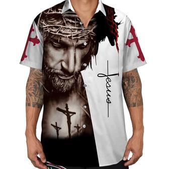 Jesus Is My God My Life All My Everything Hawaiian Shirt - Christian Hawaiian Shirts For Men & Women - Seseable