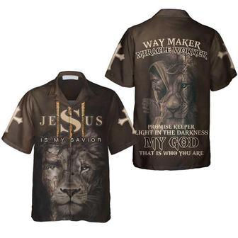 Jesus Is My Savior Hawaiian Shirt - Christian Hawaiian Shirts For Men & Women - Seseable