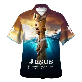 Jesus Is My Savior Hawaiian Shirt Take My Hand God Hawaiian Shirts For Men & Women - Seseable